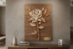 3D Layered Rose Flower Laser Cut File - Image 3