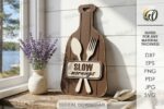 3D Rustic Kitchen Cutiing Boards Bundle - Image 2