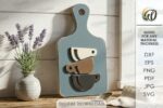 3D Rustic Kitchen Cutiing Boards Bundle - Image 4