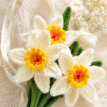 Daffodil Crochet Pattern PDF, Narcissus Bouquet Crochet Pattern, Crochet Flower Bouquet, Beginner Friendly Floral Gift Pattern. - Image 5
