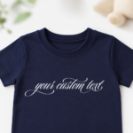 Y2K Custom Embroidered Baby Tee, Personalized Text Shirt for Women, Cute Summer Graphic Tshirt, Design Your Own Top, Bridesmaid Gifts