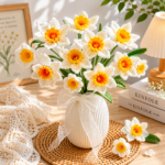 Daffodil Crochet Pattern PDF, Narcissus Bouquet Crochet Pattern, Crochet Flower Bouquet, Beginner Friendly Floral Gift Pattern. - Image 7