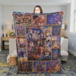 Custom Coco Pictures Collage Blanket, Cartoon Movie Blanket, Coco Cartoon Birthday Blanket, Personalized Disneyland Coco Fleece Blanket - Image 4