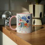 Custom Grandma Mug with Kids Names, Personalized Floral Grandma Coffee Cup, Wildflower Grandma Gift from Grandchildren - Image 4