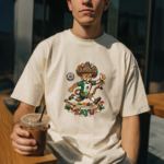 ZAYU Mexico 2026 Soccer T-Shirt – Cute Jaguar Mascot Graphic Tee, World Cup Fan Shirt, Mexico Football Shirt, Unisex Premium Tee