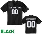 Personalized Football Jersey, Man Short Sleeves V-Neck Shirt, Custom Front Back Football Soccer V-neck Mesh Jersey For Men Mesh Polyester - Image 8