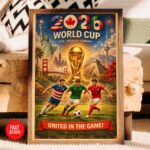 World Cup Poster Print 2026, Soccer Football World Cup Poster 2026, Soccer Gift, Soccer Wall Art, Vintage World Cup Soccer Poster - Image 4