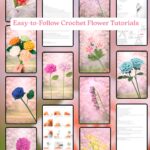 1500+ Pages Flower Bouquet Crochet PATTERN Bundle Wedding Easter Spring Summer Eternal Teacher Mom Gift Love DIY Floral Amigurumi Home Rose - Image 16