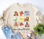 Vintage Disney World Fox and the Hound shirt, retro Disney character t-shirt, dog lover t-shirt, birthday gift shirt, Disney family trip - Image 2