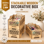 Wooden Laser Cut Box Bundle - Image 4