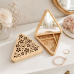 Wooden Jewelry Box Laser Cut Bundle, SVG DXF PDF Files, Glowforge Cricut Jewelry Storage Templates - Image 5