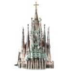 PaperCraft kit Sagrada Família Gaudi 3d paper model crafting PDF plans DIY template - Image 3