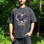 USA 2026 Eagle Soccer Mascot T-Shirt – Patriotic Football Fan Graphic Tee, American World Tournament Shirt, Retro USA Soccer Unisex Tee - Image 4
