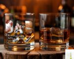 Personalized Fathers Day Gift, Custom Photo DAD Whiskey Glass for Dad, Custom Dad Whiskey Glass with Photo, Dad Gift from Kids or Wife - Image 4