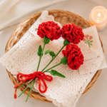 Carnation Crochet Pattern PDF, Flower Bouquet Crochet Pattern, Crochet Flower Pattern, Digital Download - Image 2