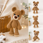 Crochet Combo| Little Sailor Bear & Baby Duck Crochet Plushie Toys PDF Download - Image 2