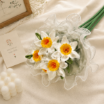 Daffodil Crochet Pattern PDF, Narcissus Bouquet Crochet Pattern, Crochet Flower Bouquet, Beginner Friendly Floral Gift Pattern. - Image 3