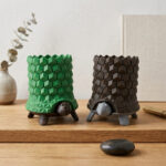 Geometric Turtle Planter STL, Succulent Pot for 3D Printing, Modern Turtle Planter Digital Download, Cute Animal Planter STL