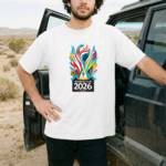 World Cup 2026 Oversized Graphic T-Shirt for Men & Women – Colorful Football Trophy Streetwear Tee, Soccer Fan Gift - Image 4