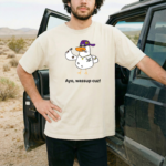Ayo Wassup Cuz Duck Meme T-Shirt | Funny Cartoon Unisex Tee - Image 2