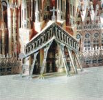 PaperCraft kit Sagrada Família Gaudi 3d paper model crafting PDF plans DIY template - Image 4
