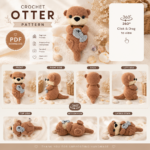 Crochet Otter Pattern PDF | Amigurumi Sea Otter Plush Tutorial (Digital Download) - Image 2