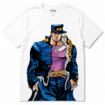 Jotaro Kujo Shirt, JoJo Anime Tee, Stardust Crusaders Graphic T-Shirt, Retro Japanese Manga Streetwear, Anime Fan Gift - Image 4