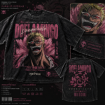 Donquixote Doflamingo Vintage Wash Tee Anime Oversized Shirt