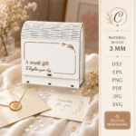 Laser Cut Gift Box Bundle, 3D SVG Box Templates, Cricut & Silhouette Files, Printable Packaging Design, DIY Gift Box - Image 3