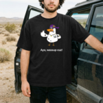 Ayo Wassup Cuz Duck Meme T-Shirt | Funny Cartoon Unisex Tee - Image 3