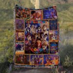 Custom Coco Pictures Collage Blanket, Cartoon Movie Blanket, Coco Cartoon Birthday Blanket, Personalized Disneyland Coco Fleece Blanket - Image 6