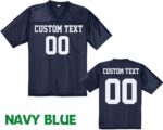 Personalized Football Jersey, Man Short Sleeves V-Neck Shirt, Custom Front Back Football Soccer V-neck Mesh Jersey For Men Mesh Polyester - Image 6