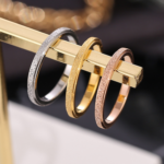 Minimalist Stackable Rings Set for Women – Luxe Jewelry Glitter Thin Band Rings, Gold Silver Rose Gold Stainless Steel Rings, Dainty Wedding Band, Everyday Fashion Jewelry Gift for Her - Image 5