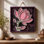 Layered Flower Wood Art SVG Pack, 3D Laser Cut Wall Decor Files - Image 4