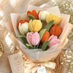 Tulip Bouquet Crochet Pattern PDF, Crochet Flower Pattern, Tulip Flowers, Floral Arrangement, Digital Download - Image 2