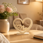 Best Mom 3D Sign, Mother’s Day Gift for Mom, Heart Decor, Personalized Mom Gift, Home Decor, Gift for Grandma, Family Keepsake