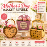 Mother's Day Flower Box Laser Cut File
