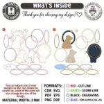 Laser Cut Kids Night Light SVG Bundle, 3D Nursery Lamp Files, Glowforge Cricut DIY Baby Room Decor - Image 7