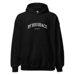 By His Grace | embroidered Christian hoodie vintage, Christian Men Gift, faith streetwear, aesthetic Christian gym apparel - Image 7