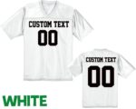 Personalized Football Jersey, Man Short Sleeves V-Neck Shirt, Custom Front Back Football Soccer V-neck Mesh Jersey For Men Mesh Polyester - Image 5