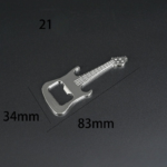 Cross-border Hot Sale Creative Guitar Bottle Opener Bar Opener Pendant Practical Metal Bottle Opener Memorial Gift - Image 7