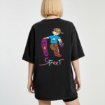 Anime Cartoon Streetwear Graphic T-Shirt, Urban Skater Tee, Casual Street Style Shirt - Image 11