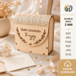 Laser Cut Gift Box Bundle, 3D SVG Box Templates, Cricut & Silhouette Files, Printable Packaging Design, DIY Gift Box - Image 8
