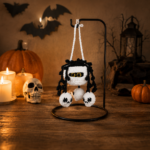 Halloween Spider Crochet Pattern, Spooky Hanging Basket Decor, Car Hanging Ornament PDF - Image 7