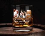 Personalized Fathers Day Gift, Custom Photo DAD Whiskey Glass for Dad, Custom Dad Whiskey Glass with Photo, Dad Gift from Kids or Wife - Image 10