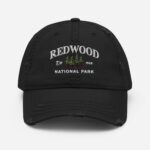 Redwood embroidered hat vintage, vintage baseball cap - Image 9