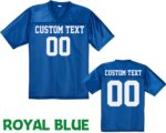 Personalized Football Jersey, Man Short Sleeves V-Neck Shirt, Custom Front Back Football Soccer V-neck Mesh Jersey For Men Mesh Polyester - Image 4