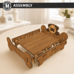 Pet Bed SVG Bundle, Cat House Laser Cut Files - Image 16