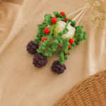 Pinecone Hanging Basket Crochet Pattern, Car Hanging Ornament PDF, Rear View Mirror Decor, Christmas Car Charm - Image 7