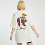 Anime Cartoon Streetwear Graphic T-Shirt, Urban Skater Tee, Casual Street Style Shirt - Image 9